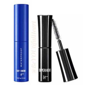 it Cosmetics Mini Superhero Volumizing Mascara Duo in Regular and Waterproof